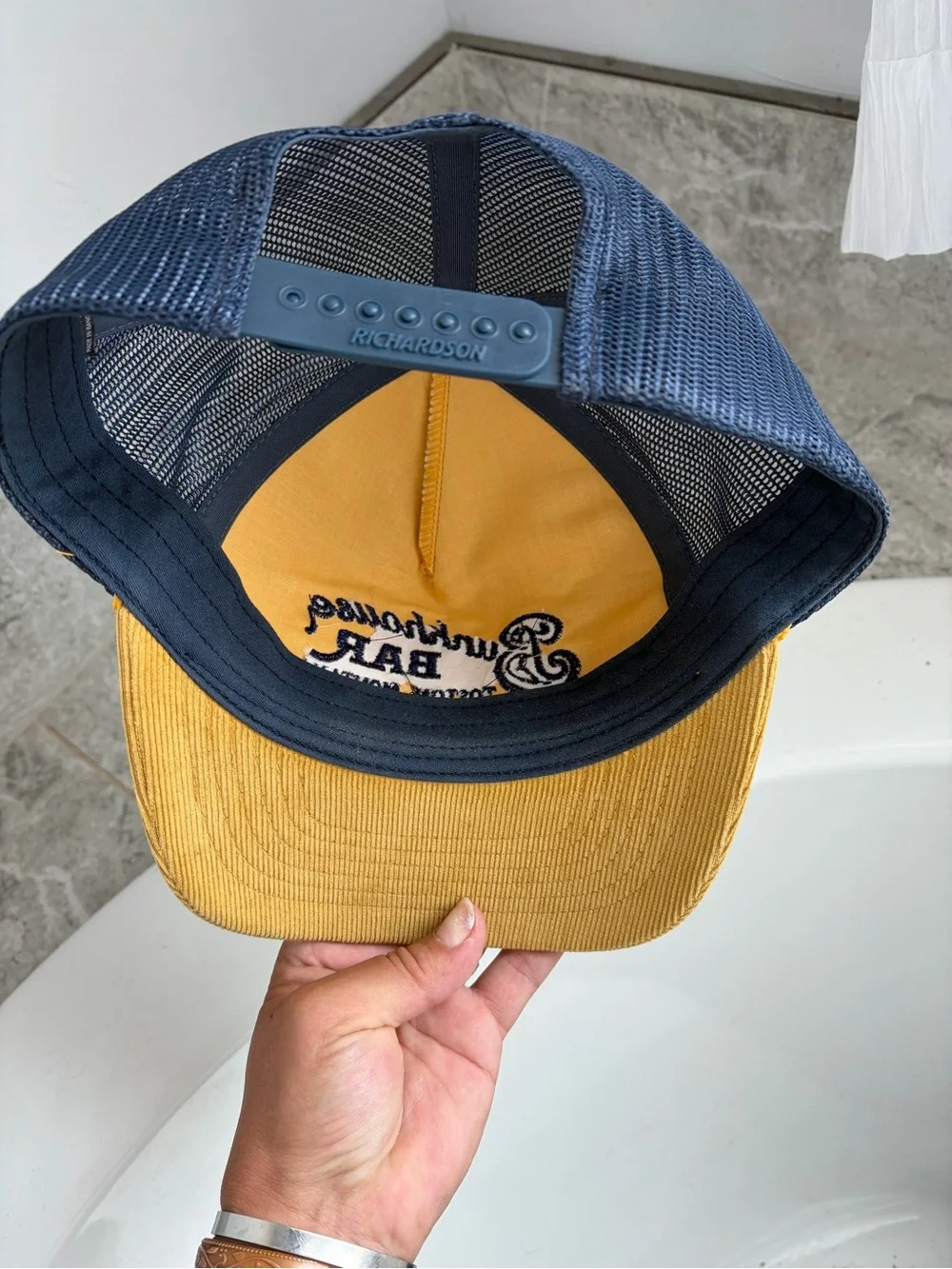 Toston Montana Corduroy Trucker Cap - Mustard